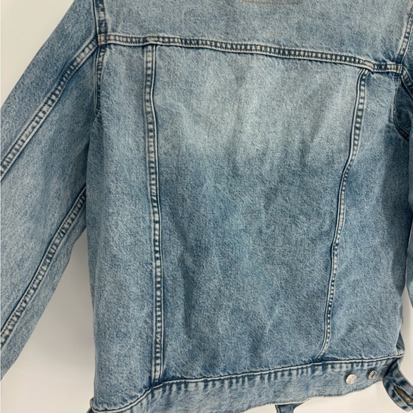 H&M &Denim 90's Style Button Denim Jacket - Picture 7 of 11